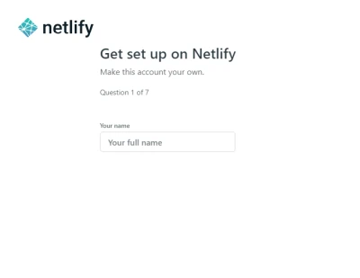 セットアップ最初の画面